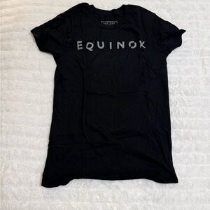 Equinox Womens Black Short Sleeve T-shirt
Size Women’s Size Medium